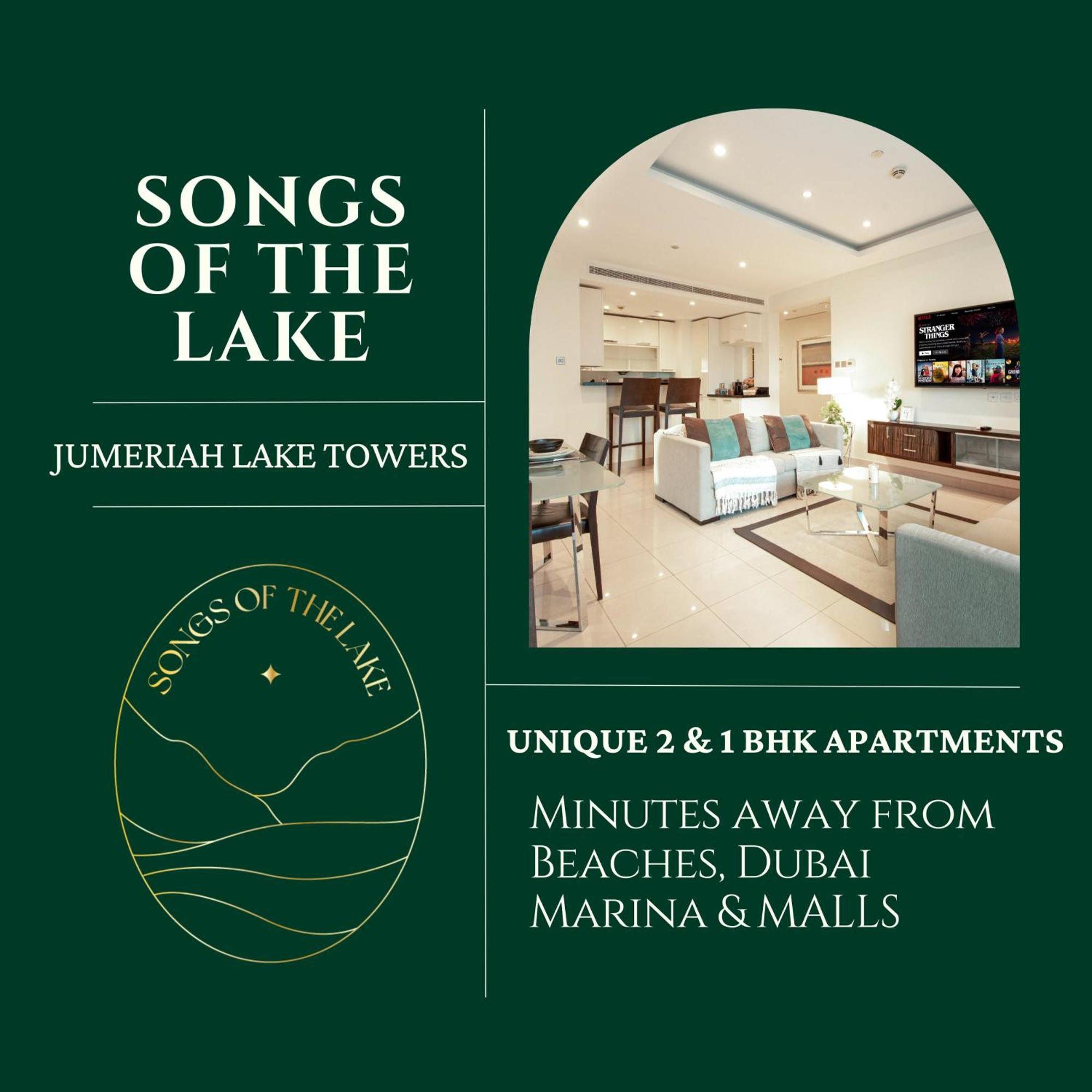 Songs Of The Lake By Lagom - Bonnington Apartment Jumeirah Lake Towers, Dubái Exterior foto